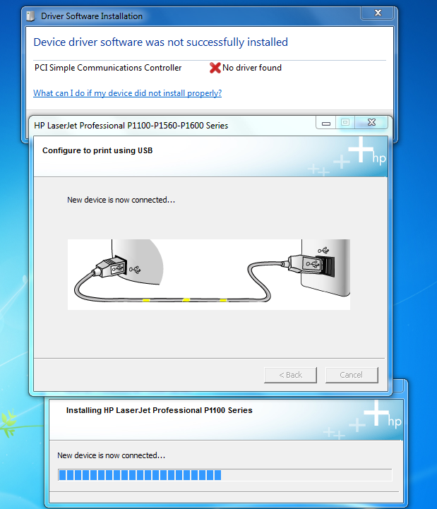 Hp pci simple communications controller win7